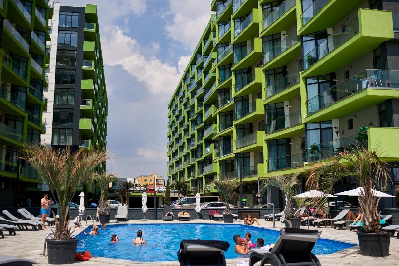 Cristalex Aparthotel & Spa Mamaia Nord Năvodari المظهر الخارجي الصورة